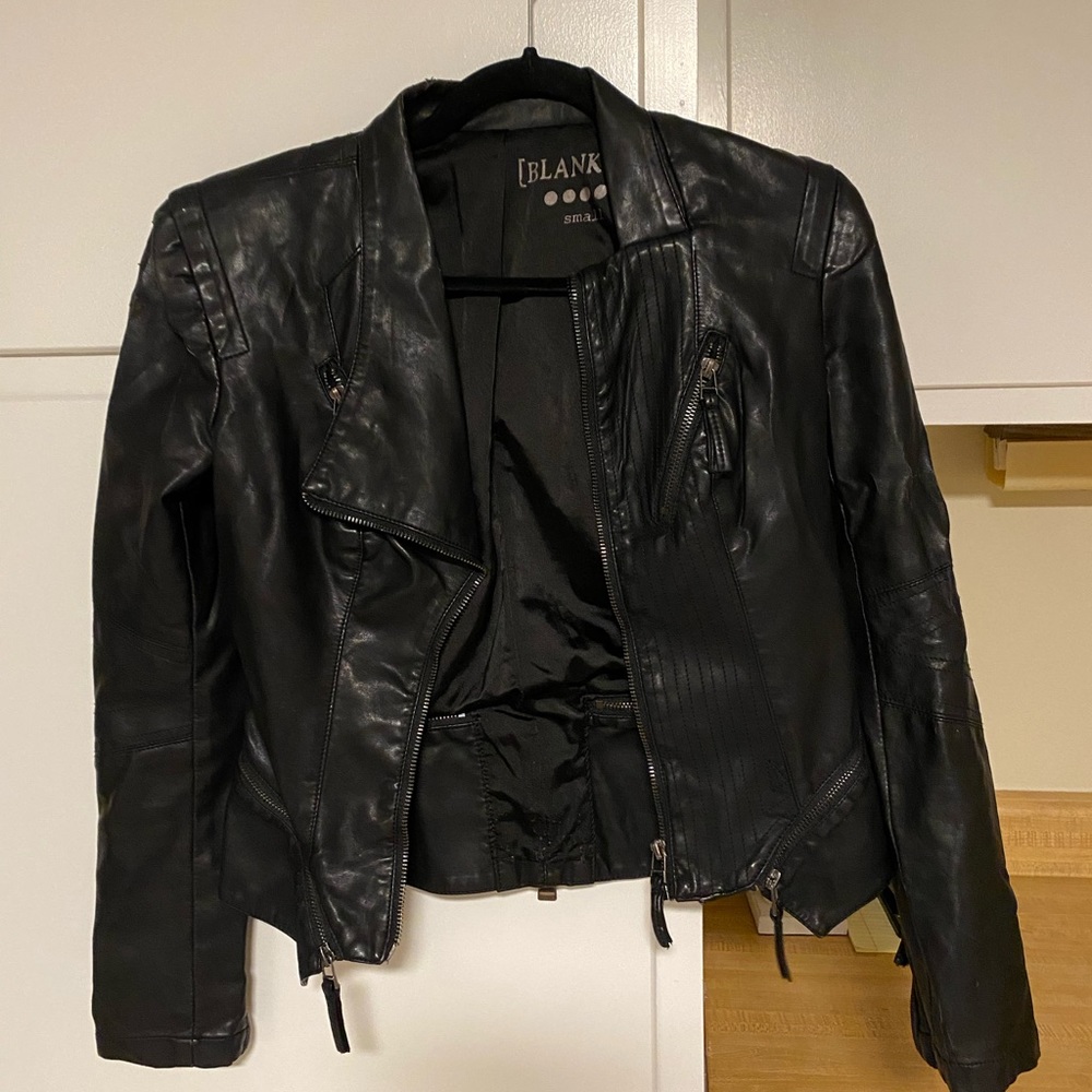 Leather jacket size small